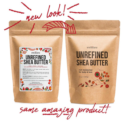 Raw Shea Butter - 100% Pure Shea Butter for Hair and Body | Unrefined Shea Butter to Make Lotion for Extremely Dry Skin, DIY Lip Balm, Body Butter and Shea Butter Soap | Natural Moisturizer